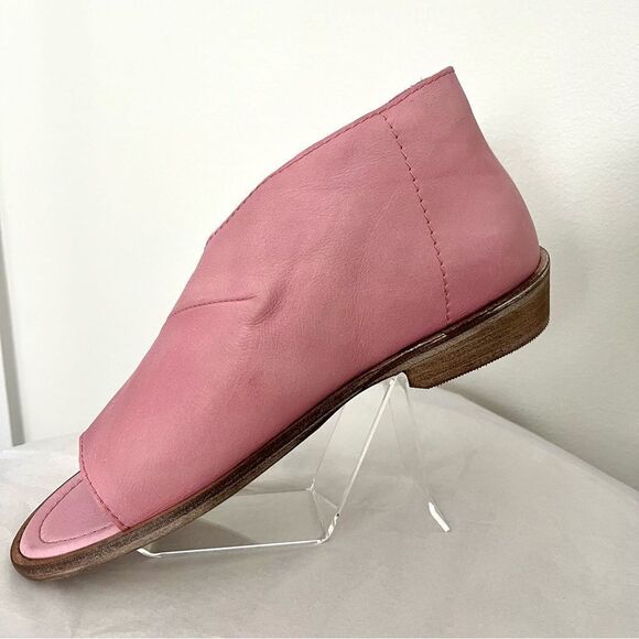 Free People Mount Blanc Pink Leather Sandal in Sz 8.5 (39) New in Box - Picture 7 of 13